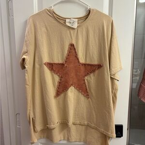 Fantastic Fawn Tan Boxy Relaxed T-Shirt